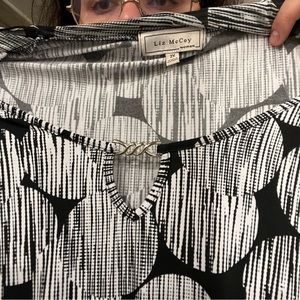 Blouse Cardigan with top sewn in. 2 tops for 1 cost